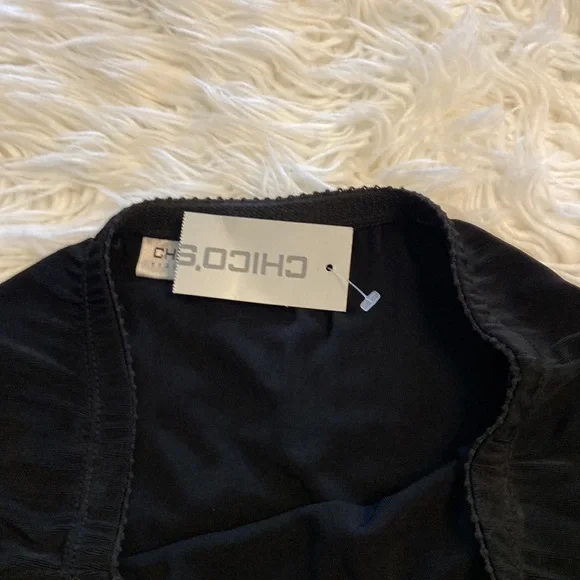 CHICO Maxi Skirt size 2 brand new with tag color black length 35” waist 30” - Picture 10 of 12